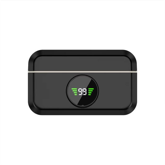 Cuetch Dual Wireless Lavalier Microphone for Android & iPhone | Noise Cancellation | Plug & Play | Mini Clip Mic for Video Recording | Vlogging & Live Streaming with Charging Case (EQ08)