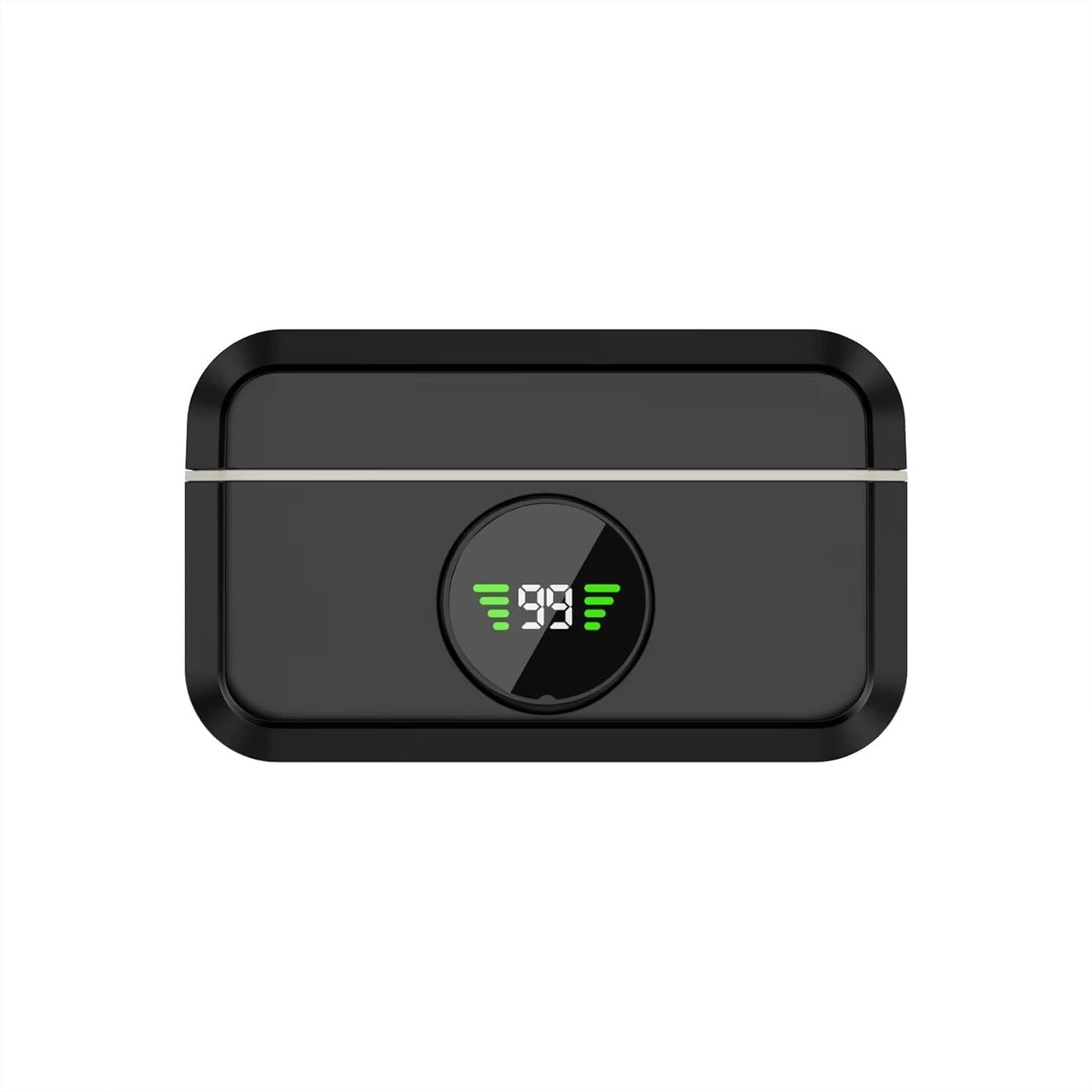 Cuetch Dual Wireless Lavalier Microphone for Android & iPhone | Noise Cancellation | Plug & Play | Mini Clip Mic for Video Recording | Vlogging & Live Streaming with Charging Case (EQ08)