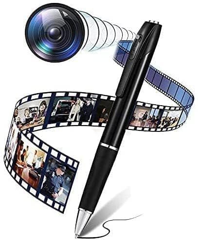 Cutech Pen Camera, HD Video Recording Pen with One-Click Operation, Memory Card Support & USB Charging