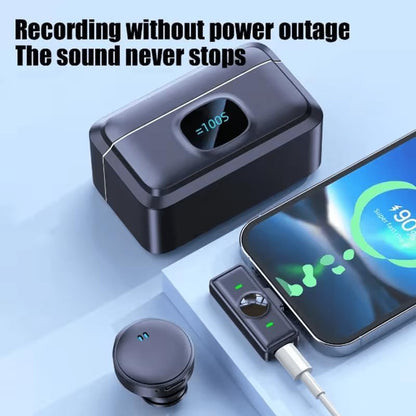 Cuetch Dual Wireless Lavalier Microphone for Android & iPhone | Noise Cancellation | Plug & Play | Mini Clip Mic for Video Recording | Vlogging & Live Streaming with Charging Case (EQ08)