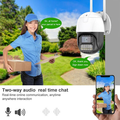 Cutech 5MP Wireless Outdoor Security Camera with 1080P HD Video, Motion Detection, Night Vision, Two-Way Audio,Indoor and Outdoor Home Security CCTV Camera with Mobile App V380 Pro