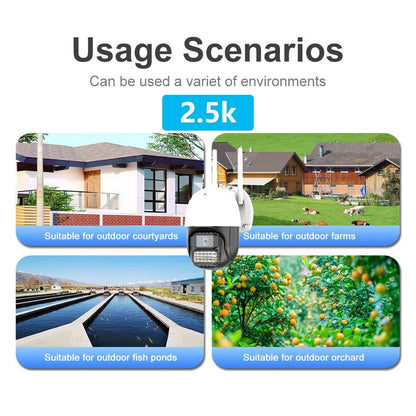 Cutech 5MP Wireless Outdoor Security Camera with 1080P HD Video, Motion Detection, Night Vision, Two-Way Audio,Indoor and Outdoor Home Security CCTV Camera with Mobile App V380 Pro