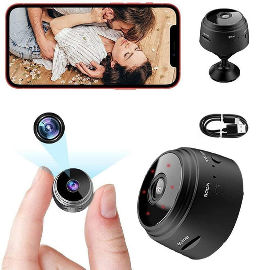 Cutech WiFi Camera Security Camera for Home Outdoor High HD Focus Magnet Mini WiFi Magnetic Live Stream Night Vision IP Wireless 1080P Audio Video CCTV for Home and Office Monitoring