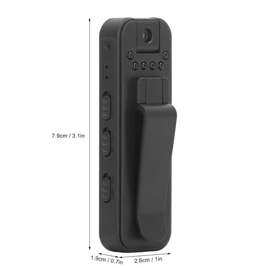 Cutech Body Camera, 1080P HD Bodycam Video Recorder with Night Vision, Wearable Camcorder for Home, Outdoor, Law Enforcement, Security Guard,