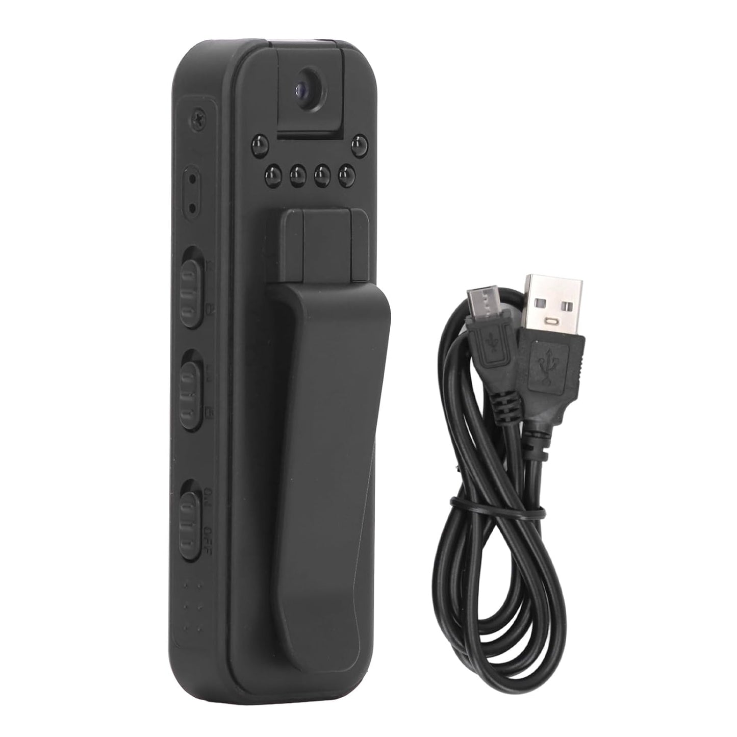 Cutech Body Camera, 1080P HD Bodycam Video Recorder with Night Vision, Wearable Camcorder for Home, Outdoor, Law Enforcement, Security Guard,