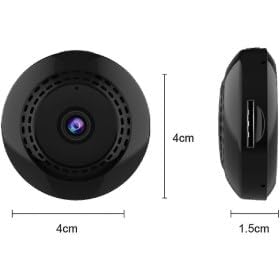 Cutech HD High-Definition, CCTV Security System Home & Office, Magnet Camera WiFi connectivity Enabling Live Streaming it Provides and Records in 1080P, with Audio and Video Camera (Mini Magnet)