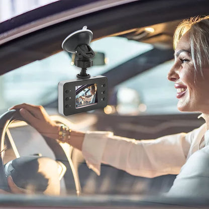 Cutech Vehicle Camera Recorder, Full HD 1080p Car Video Recording Camera with Wide Angle Lens & Loop Recording
