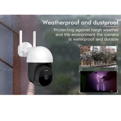 Cutech 5MP Wireless PTZ Outdoor Camera for Home Security with Mobile App Monitoring, HD Video, Night Vision, Two-Way Audio, Pan Tilt Zoom, Motion Detection and Mobile App Control