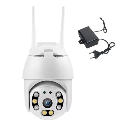 Cutech 5MP 360° PTZ WiFi Camera for Outdoor, Full HD 1080P, Dual Antenna, Night Vision, Motion Alert, Two-Way Audio, Mobile App Control, Weather Resistant CCTV Camera for Home